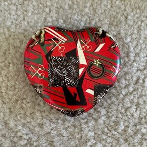 Fashionable Heart-Shaped Compact Mirror NWOT